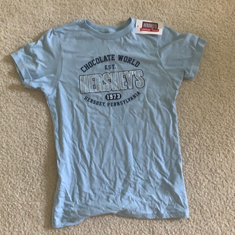 Blue Hershey Chocolate World T shirt